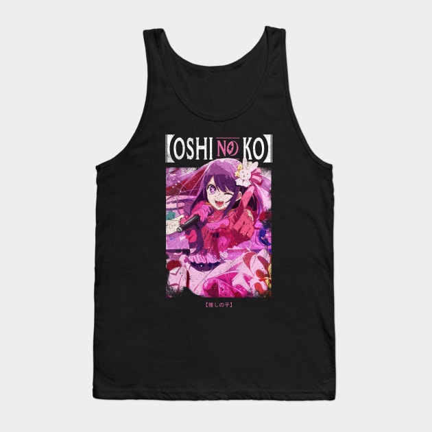 Oshi No Ko manga retro Tank Top by Shelter Art Space